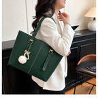 Master Quality PU Tote Bag for Women – Large Everyday Tote (Green)