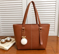 Master Quality PU Tote Bag for Women – Large Everyday Tote (Mustard)