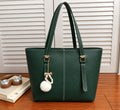 Master Quality PU Tote Bag for Women – Large Everyday Tote (Green)
