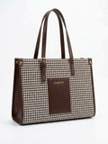 Women's Tote Bag – Stylish Everyday Handbag (Brown)