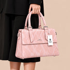 Women's Handbag with Long Strap – Everyday Style (Pink)
