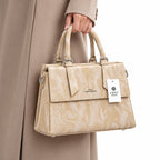 Women's Handbag with Long Strap – Everyday Style (Beige)