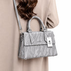 Women's Handbag with Long Strap – Everyday Style (Grey)