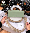 Crossbody Bag for Women & Girls – Long Strap (Green)