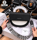 Crossbody Bag for Women & Girls – Long Strap (Black)