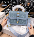 Women's Crossbody Bag with Long Strap – Everyday Style (Blue)