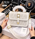 Women's Crossbody Bag with Long Strap – Everyday Style (White)
