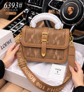 Women's Crossbody Bag with Long Strap – Everyday Style (Mustard)