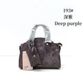 Women's Handbag with Long Strap – 7 Colour Options (Deep Purple)