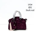 Women's Handbag with Long Strap – 7 Colour Options (Dark Red)